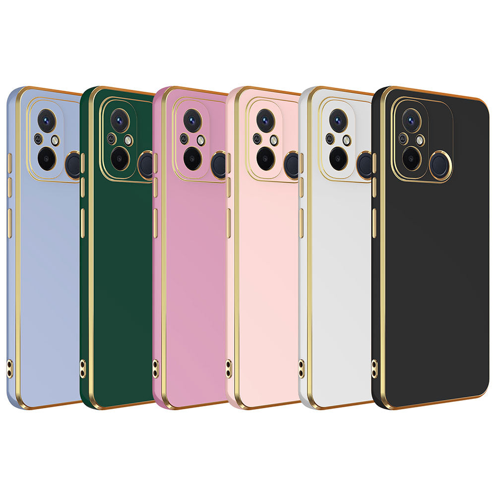 Xiaomi Redmi 12C Kılıf Zore Bark Kapak Rose Gold