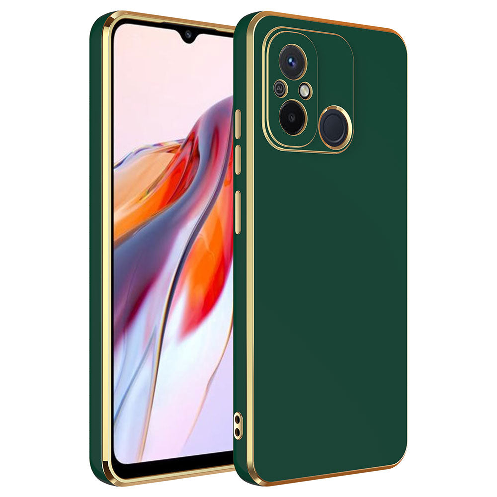 Xiaomi Redmi 12C Kılıf Zore Bark Kapak Koyu Yeşil