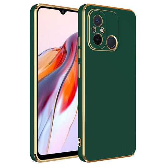 Xiaomi Redmi 12C Kılıf Zore Bark Kapak Koyu Yeşil