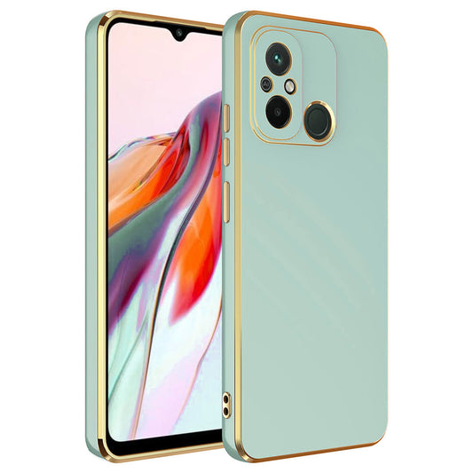 Xiaomi Redmi 12C Kılıf Zore Bark Kapak Açık Yeşil