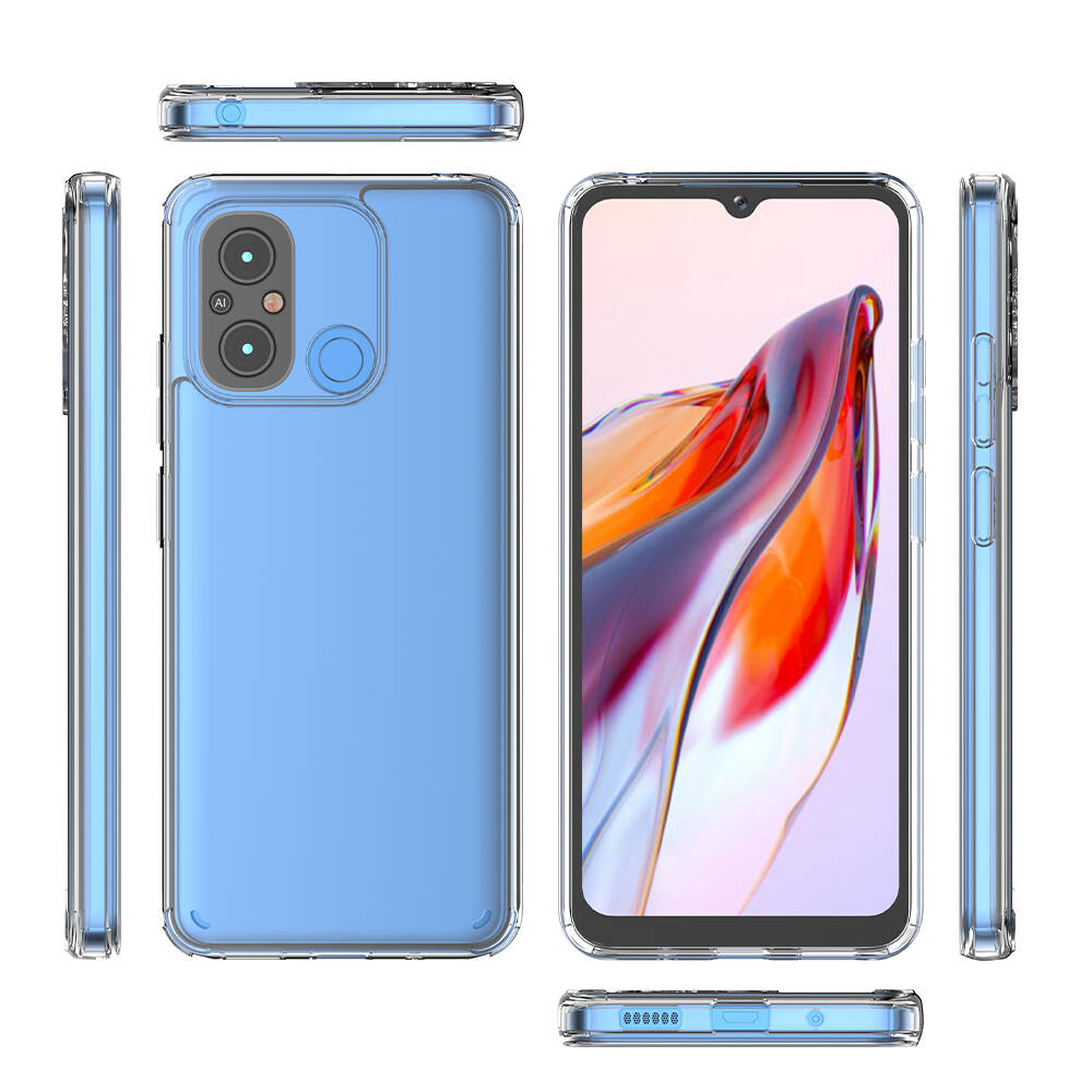 Xiaomi Redmi 12C Kılıf Zore Coss Kapak Renksiz