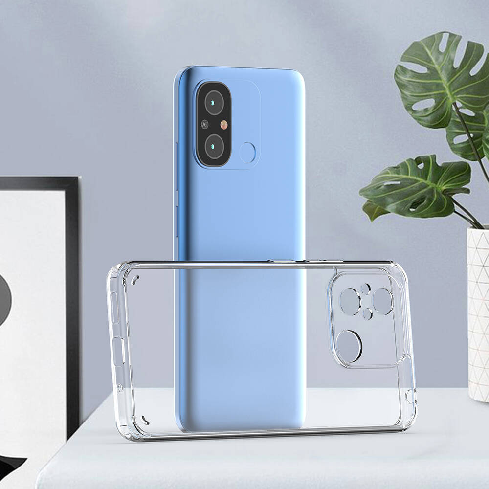 Xiaomi Redmi 12C Kılıf Zore Coss Kapak Renksiz