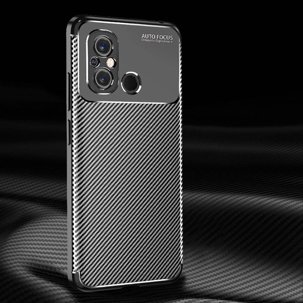 Xiaomi Redmi 12C Kılıf Zore Negro Silikon Kapak Siyah