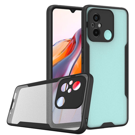 Xiaomi Redmi 12C Kılıf Zore Parfe Kapak Siyah