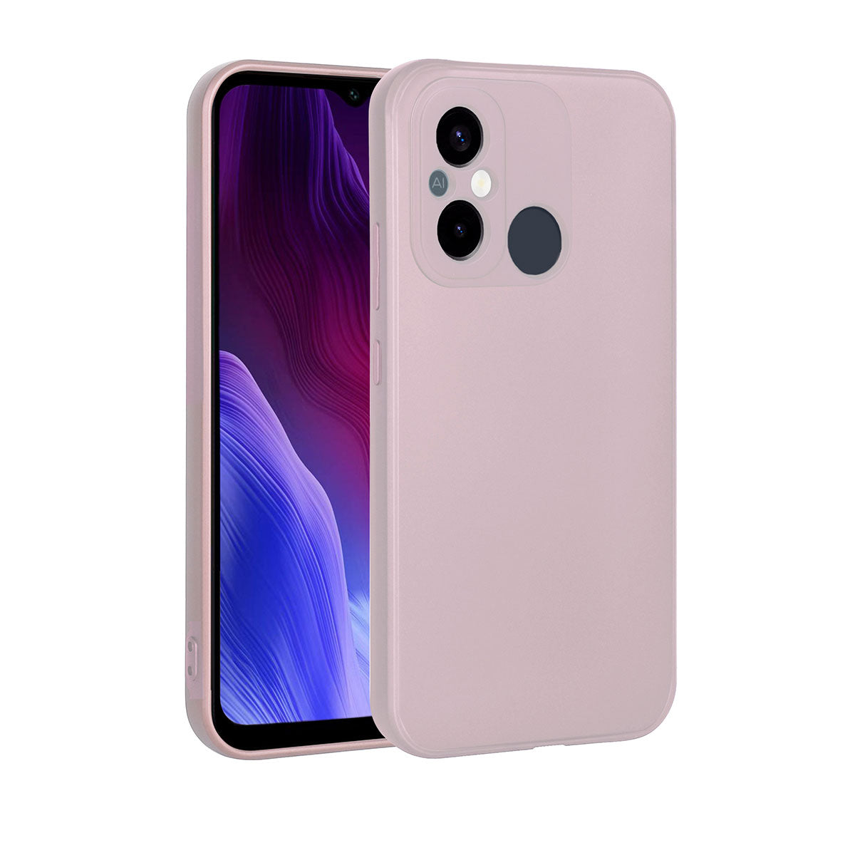 Xiaomi Redmi 12C Kılıf Zore Premier Silikon Kapak Rose Gold