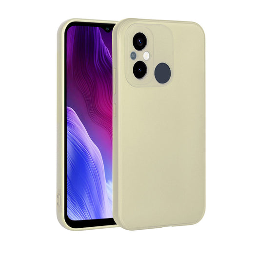 Xiaomi Redmi 12C Kılıf Zore Premier Silikon Kapak Gold