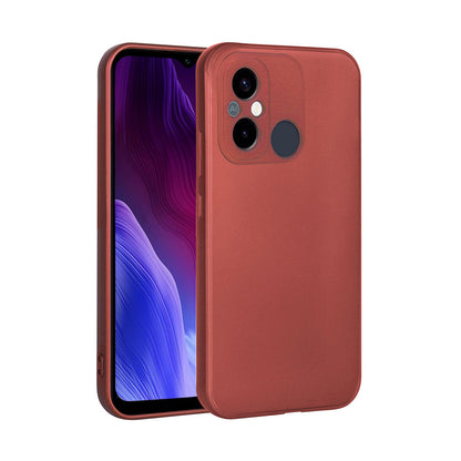 Xiaomi Redmi 12C Kılıf Zore Premier Silikon Kapak Kırmızı