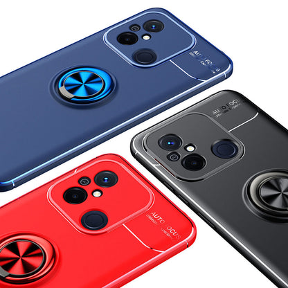 Xiaomi Redmi 12C Kılıf Zore Ravel Silikon Kapak Siyah