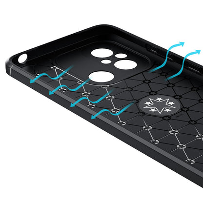 Xiaomi Redmi 12C Kılıf Zore Ravel Silikon Kapak Siyah