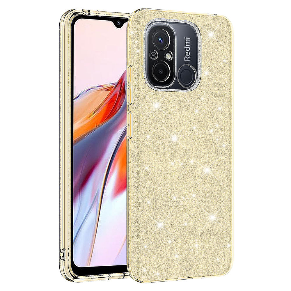 Xiaomi Redmi 12C Kılıf Zore Shining Silikon Gümüş