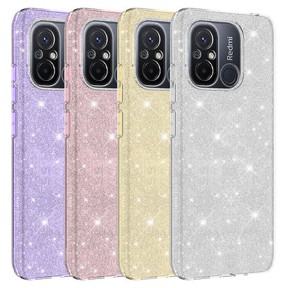 Xiaomi Redmi 12C Kılıf Zore Shining Silikon Gold