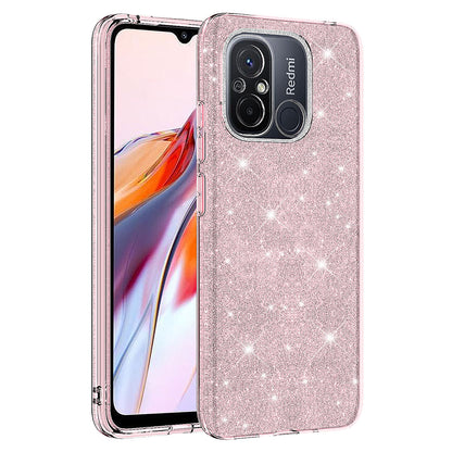 Xiaomi Redmi 12C Kılıf Zore Shining Silikon Pembe