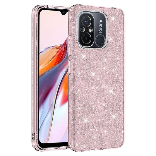 Xiaomi Redmi 12C Kılıf Zore Shining Silikon Pembe