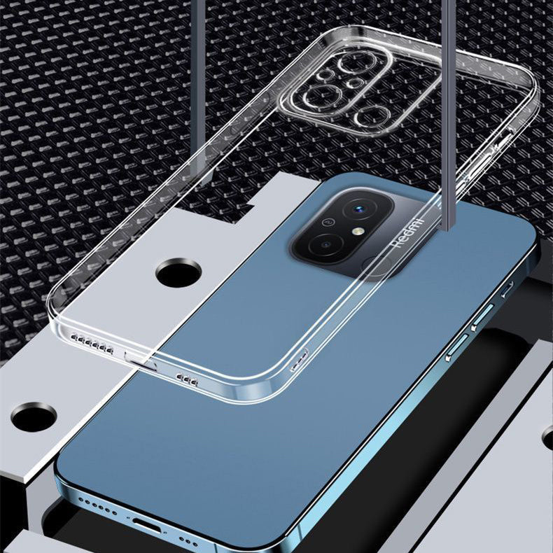 Xiaomi Redmi 12C Kılıf Zore Süper Silikon Kapak Renksiz