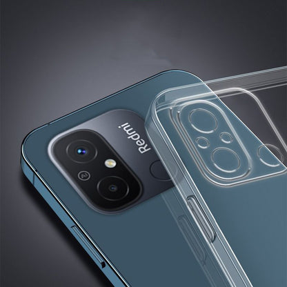 Xiaomi Redmi 12C Kılıf Zore Süper Silikon Kapak Renksiz