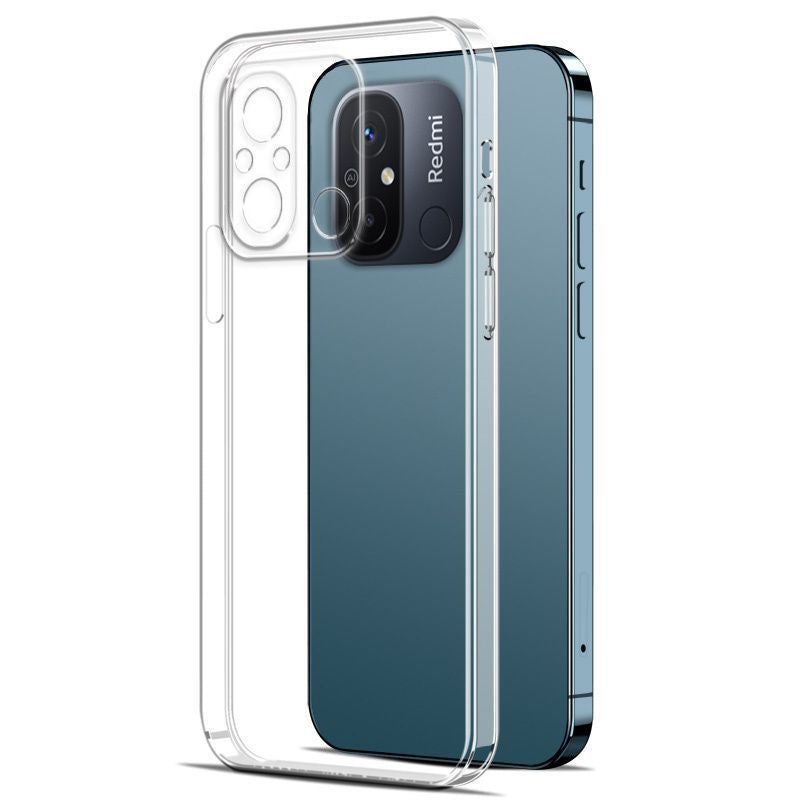 Xiaomi Redmi 12C Kılıf Zore Süper Silikon Kapak Renksiz