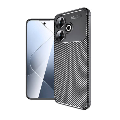 Xiaomi Redmi 13 4G Kılıf Zore Negro Silikon Kapak Siyah