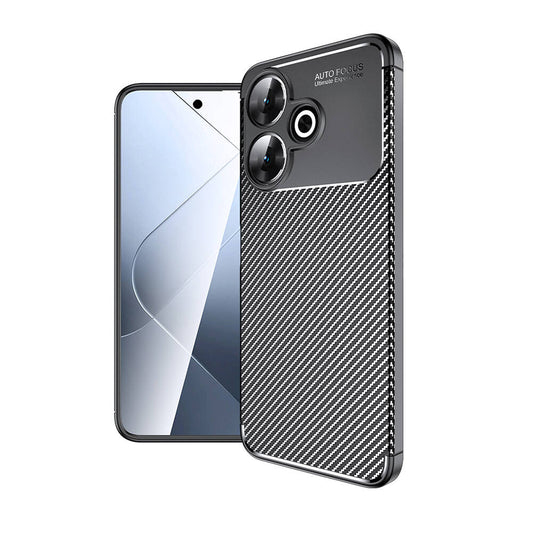 Xiaomi Redmi 13 4G Kılıf Zore Negro Silikon Kapak Siyah