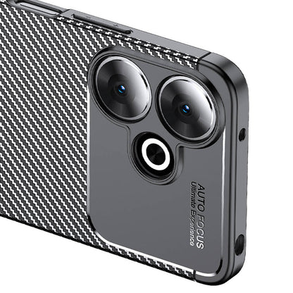 Xiaomi Redmi 13 4G Kılıf Zore Negro Silikon Kapak Siyah