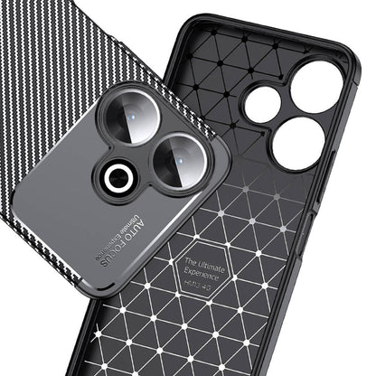 Xiaomi Redmi 13 4G Kılıf Zore Negro Silikon Kapak Siyah