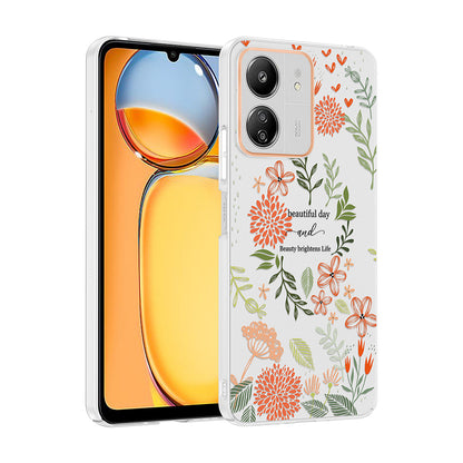 Xiaomi Redmi 13C Kılıf Kamera Korumalı Desenli Zore Klip Kapak