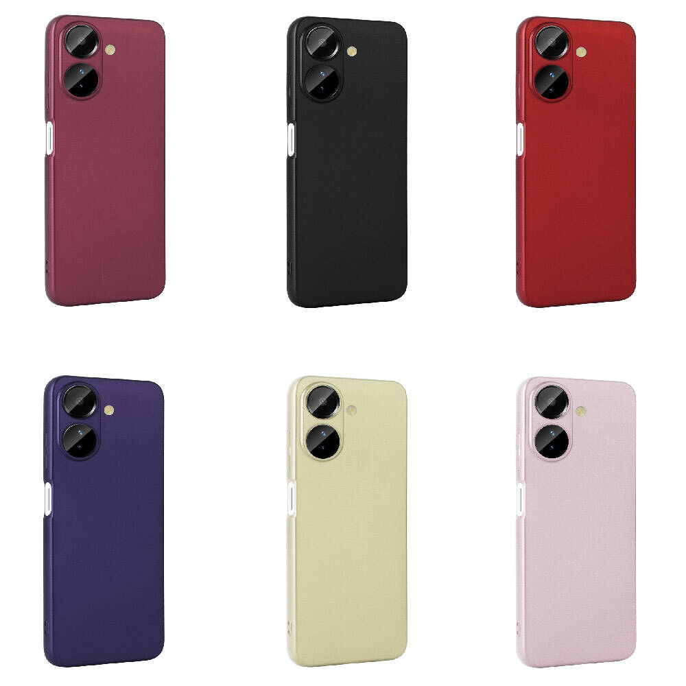 Xiaomi Redmi 13C Kılıf Zore Premier Silikon Kapak Mürdüm