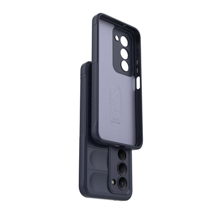 Xiaomi Redmi 15 Kılıf Esnek TPU Oyuklu Arka Yüzey Tasarımlı Zore Etnik Silikon Kapak Siyah