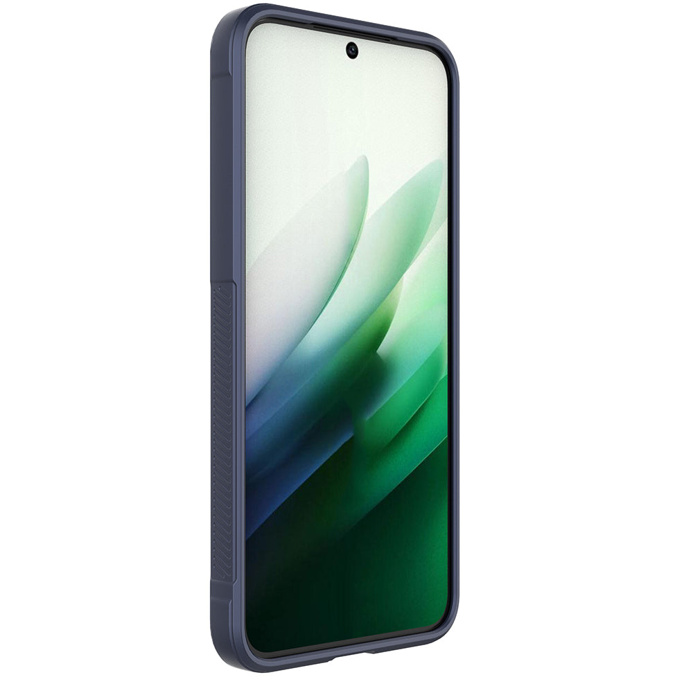 Xiaomi Redmi 15 Kılıf Esnek TPU Oyuklu Arka Yüzey Tasarımlı Zore Etnik Silikon Kapak Koyu Yeşil