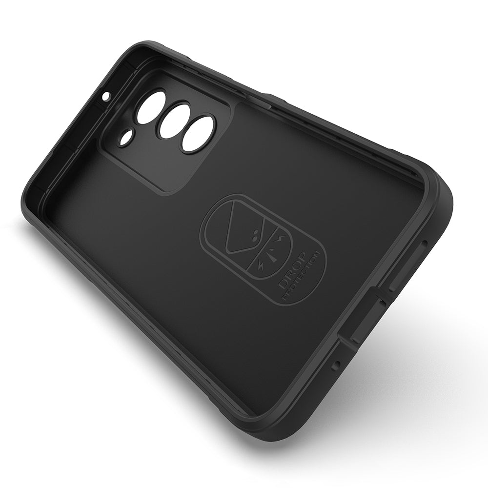 Xiaomi Redmi 15 Kılıf Esnek TPU Oyuklu Arka Yüzey Tasarımlı Zore Etnik Silikon Kapak Lacivert