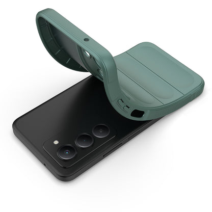 Xiaomi Redmi 15 Kılıf Esnek TPU Oyuklu Arka Yüzey Tasarımlı Zore Etnik Silikon Kapak Lacivert