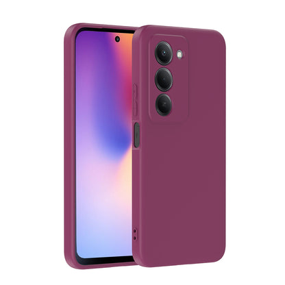 Xiaomi Redmi 15 Kılıf Zore Mara Lansman Kapak Koyu Mor