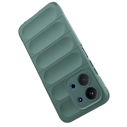 Xiaomi Redmi 15C 4G Kılıf Esnek TPU Oyuklu Arka Yüzey Tasarımlı Zore Etnik Silikon Kapak Lacivert