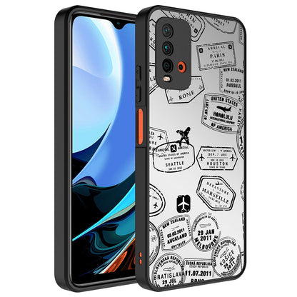 Xiaomi Redmi 9T Kılıf Aynalı Desenli Kamera Korumalı Parlak Zore Mirror Kapak Ayna
