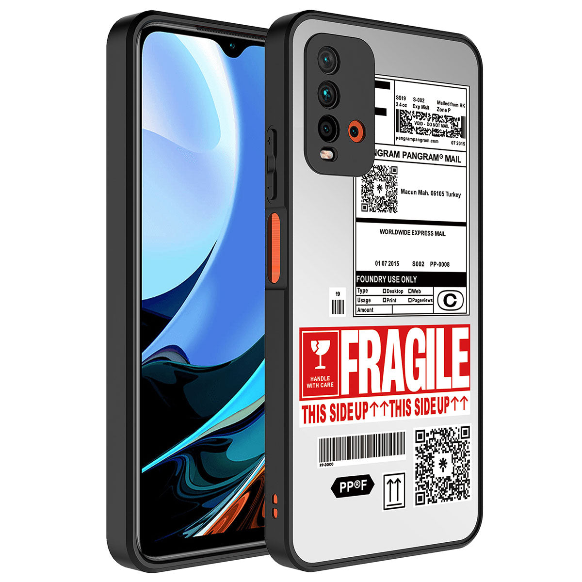 Xiaomi Redmi 9T Kılıf Aynalı Desenli Kamera Korumalı Parlak Zore Mirror Kapak Fragile