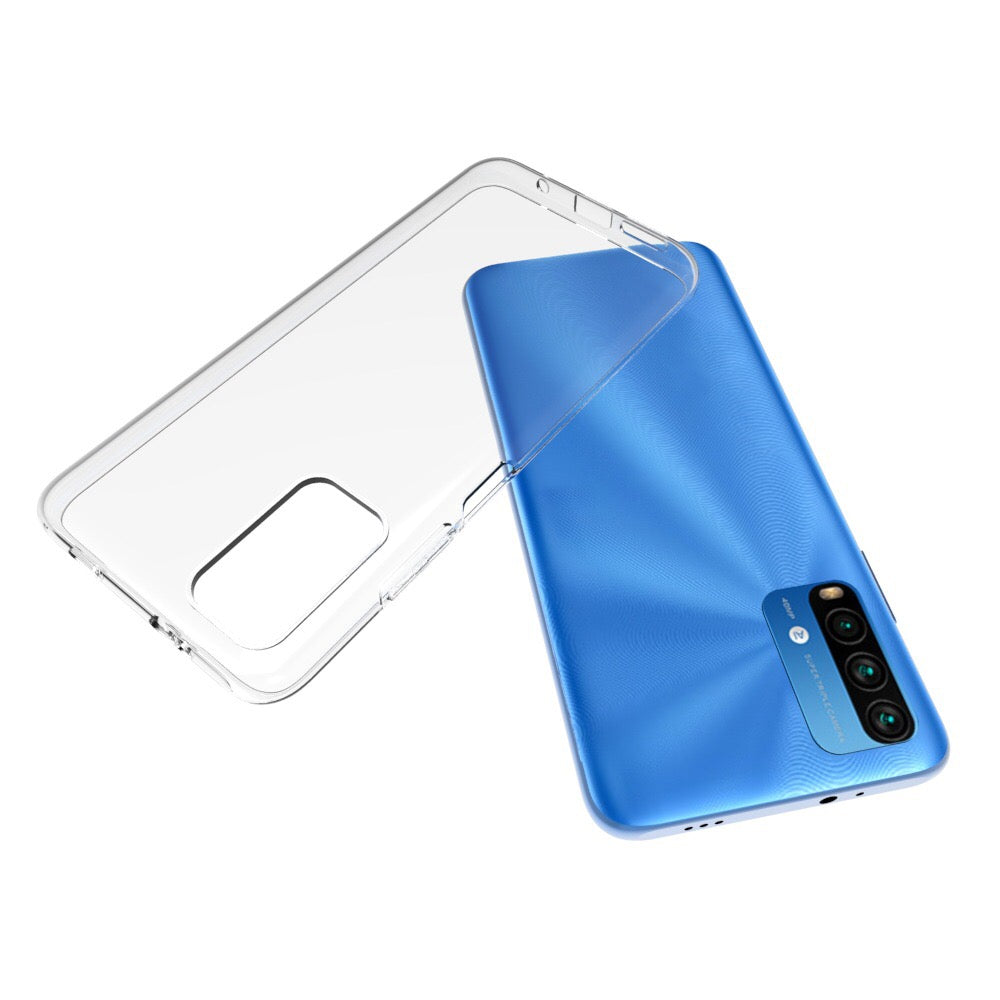 Xiaomi Redmi 9T Kılıf Zore Süper Silikon Kapak Renksiz