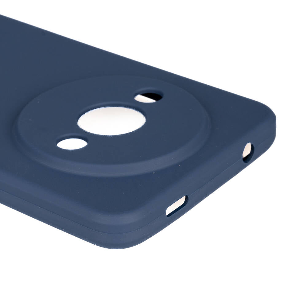 Xiaomi Redmi A3 4G 2024 Kılıf Zore Biye Silikon Lacivert