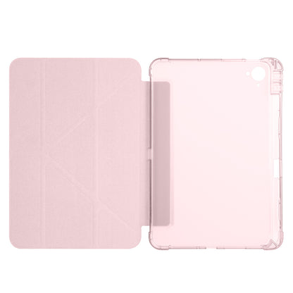 Xiaomi Redmi K Pad Kılıf Zore Tri Folding Kalem Bölmeli Standlı Kılıf Lila