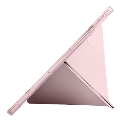 Xiaomi Redmi K Pad Kılıf Zore Tri Folding Kalem Bölmeli Standlı Kılıf Mavi