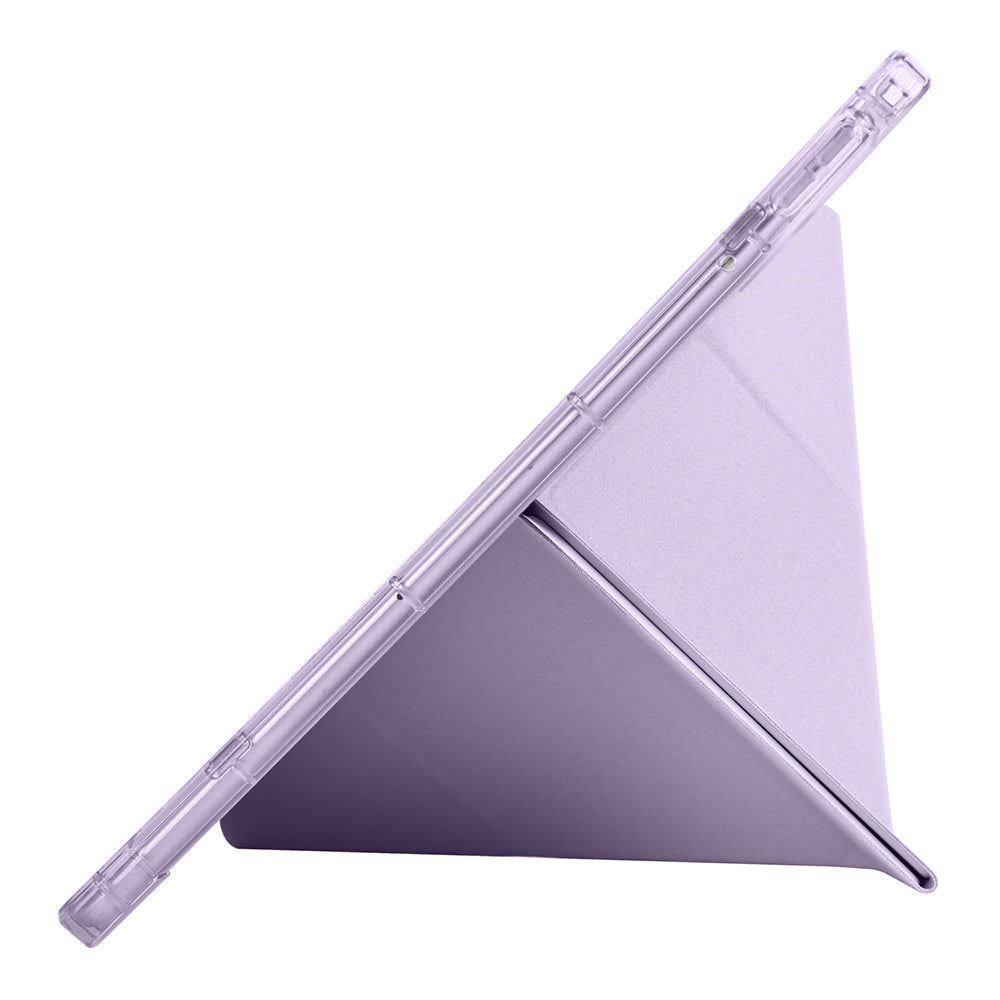 Xiaomi Redmi K Pad Kılıf Zore Tri Folding Kalem Bölmeli Standlı Kılıf Mavi