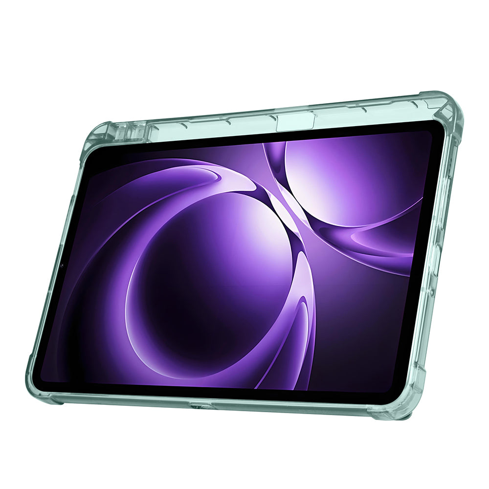 Xiaomi Redmi K Pad Kılıf Zore Tri Folding Kalem Bölmeli Standlı Kılıf Mor