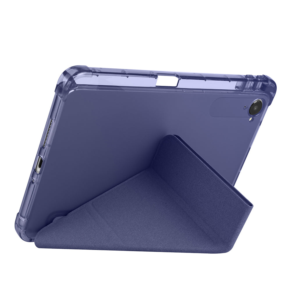 Xiaomi Redmi K Pad Kılıf Zore Tri Folding Kalem Bölmeli Standlı Kılıf Koyu Yeşil