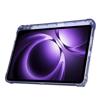 Xiaomi Redmi K Pad Kılıf Zore Tri Folding Kalem Bölmeli Standlı Kılıf Mor