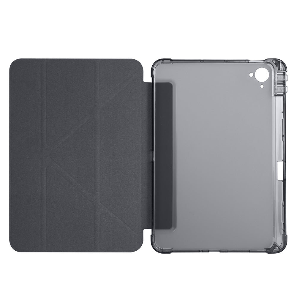 Xiaomi Redmi K Pad Kılıf Zore Tri Folding Kalem Bölmeli Standlı Kılıf Siyah