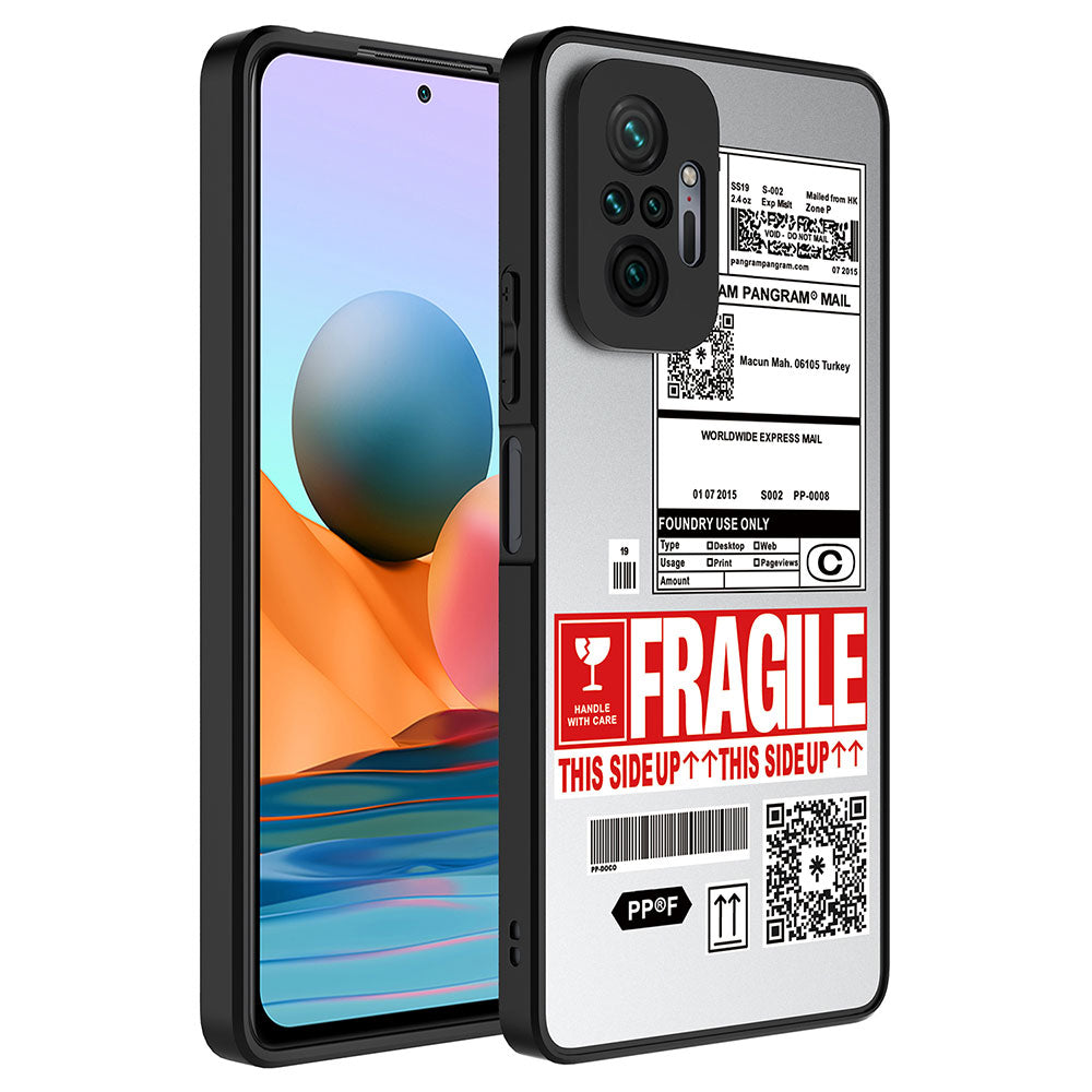 Xiaomi Redmi Note 10 Pro Kılıf Aynalı Desenli Kamera Korumalı Parlak Zore Mirror Kapak Fragile