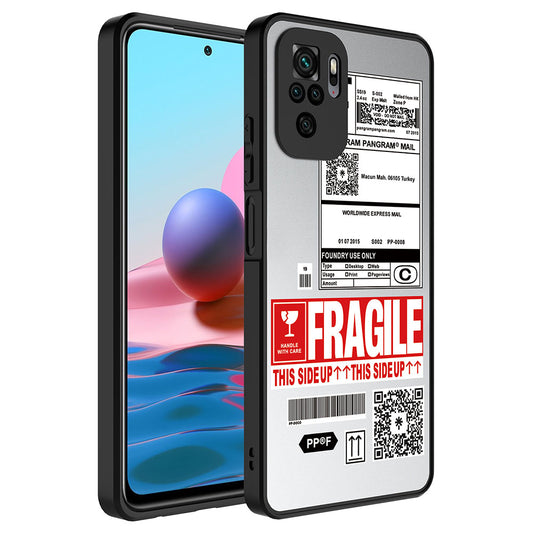 Xiaomi Redmi Note 10S Kılıf Aynalı Desenli Kamera Korumalı Parlak Zore Mirror Kapak Fragile