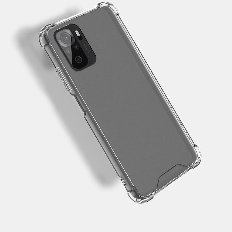 Xiaomi Redmi Note 10S Kılıf Zore Nitro Anti Shock Silikon Renksiz