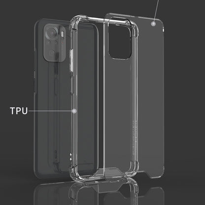 Xiaomi Redmi Note 10S Kılıf Zore Nitro Anti Shock Silikon Renksiz