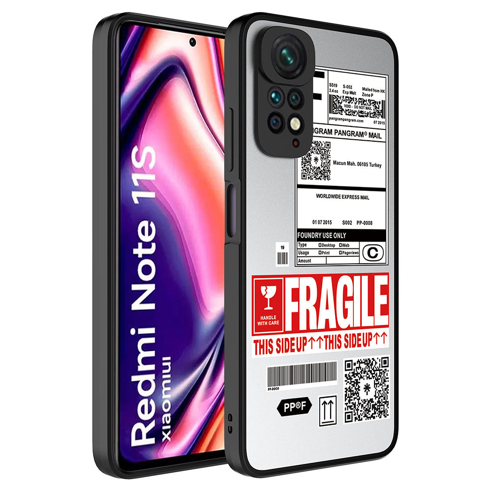 Xiaomi Redmi Note 11 Global Kılıf Aynalı Desenli Kamera Korumalı Parlak Zore Mirror Kapak Seyahat