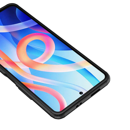 Xiaomi Redmi Note 11 Global Kılıf Zore Volks Kapak Siyah
