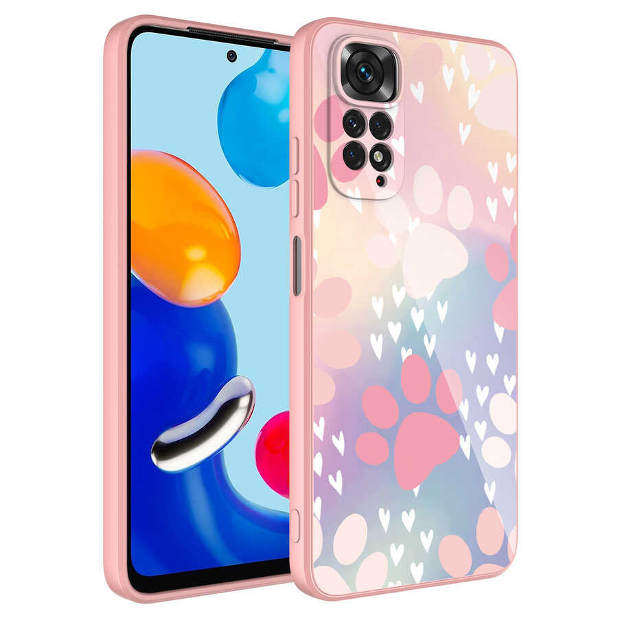 Xiaomi Redmi Note 11 Pro 5G Kılıf Kamera Korumalı Desenli Sert Silikon Zore Epoksi Kapak